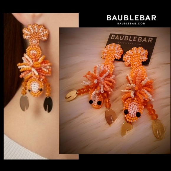 BaubleBar Jewelry Newbaublebar Beaded Lobster Drop Earrings Poshmark